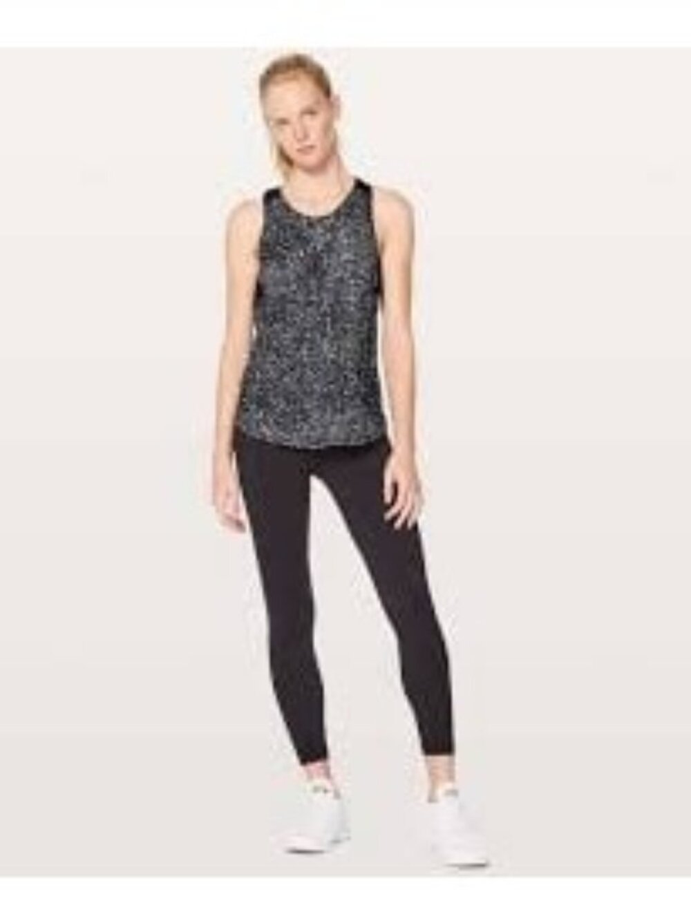 Lululemon Athletic Tank Top SpecklLululemon Athletic Tank Top Speckled Mesh Back